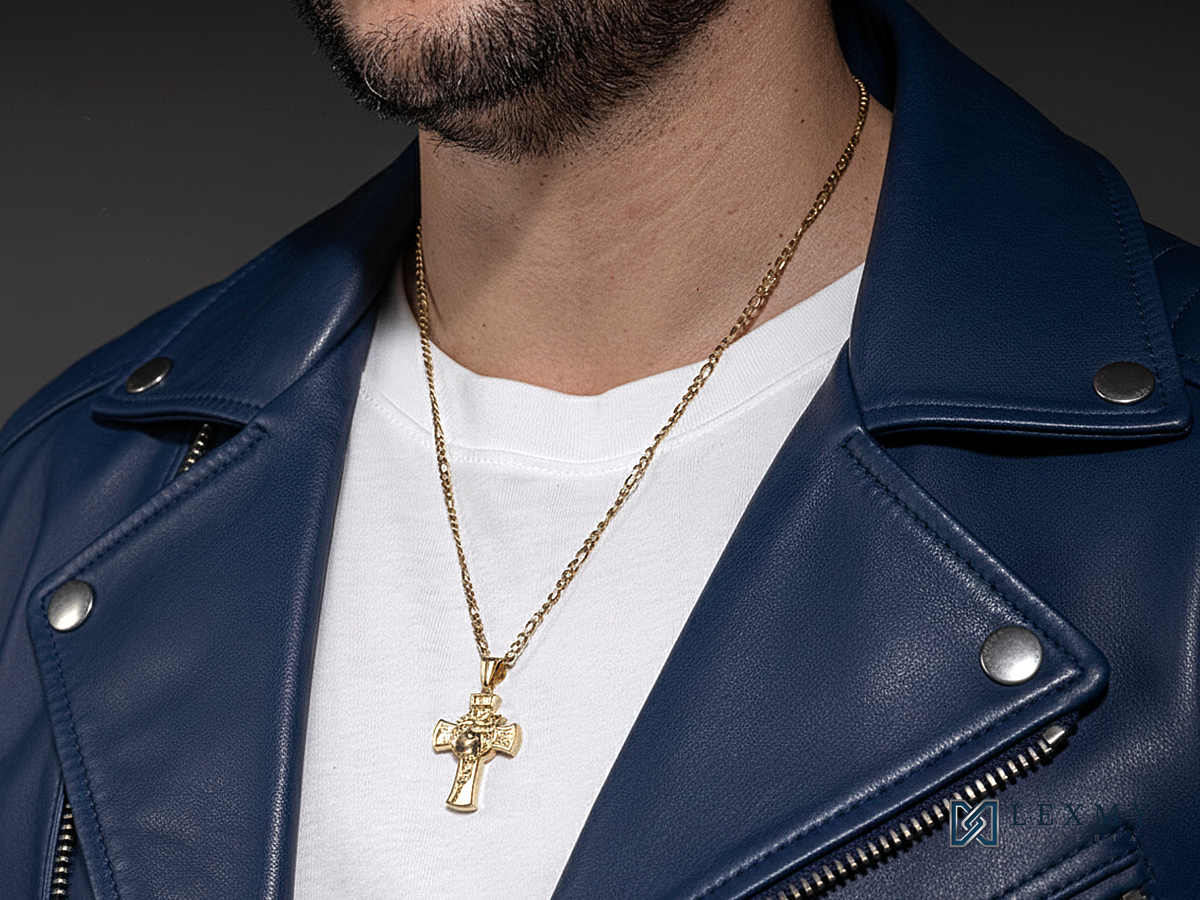 Dije Cruz Rostro Jesus