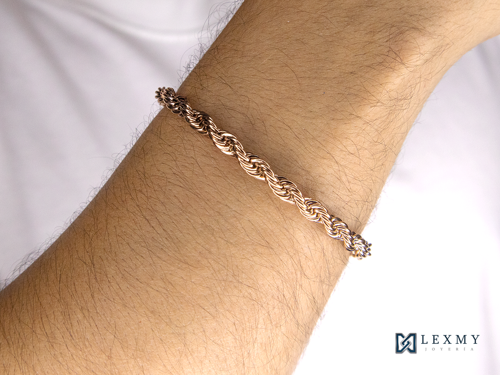 Combo para pareja Pulsera lazo rosado