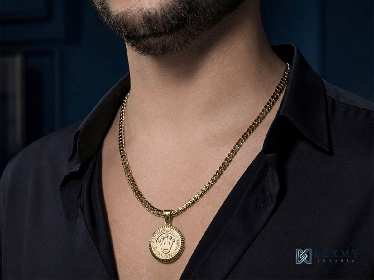 Cadena para hombre Serpiente 6MM mas dije