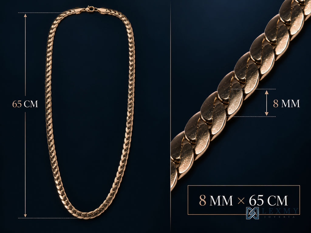 Cadena para hombre Serpiente